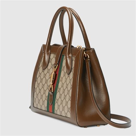 gucci bag women jackie|Jackie 1961 medium tote bag in GG Supreme canvas .